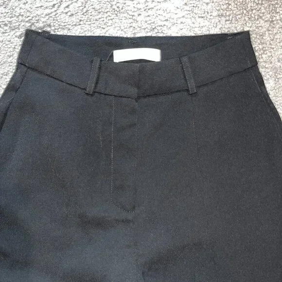 COMMENSE NEW WITH TAGS BLACK PLEATED HIGH WAIST WIDE LEG PANTS SLACKS TROUSERS - Picture 4 of 15